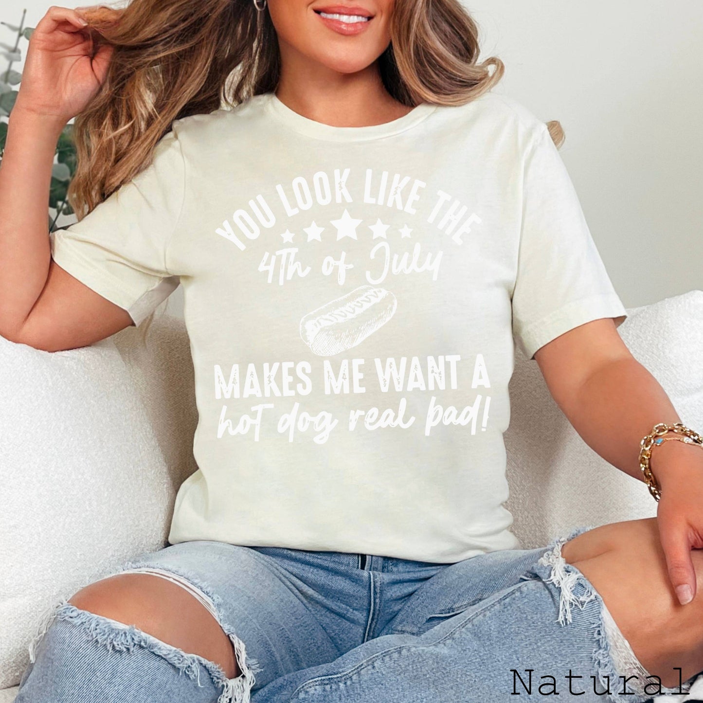 You Look Like The 4th Of July Graphic Tee | Bella Canvas