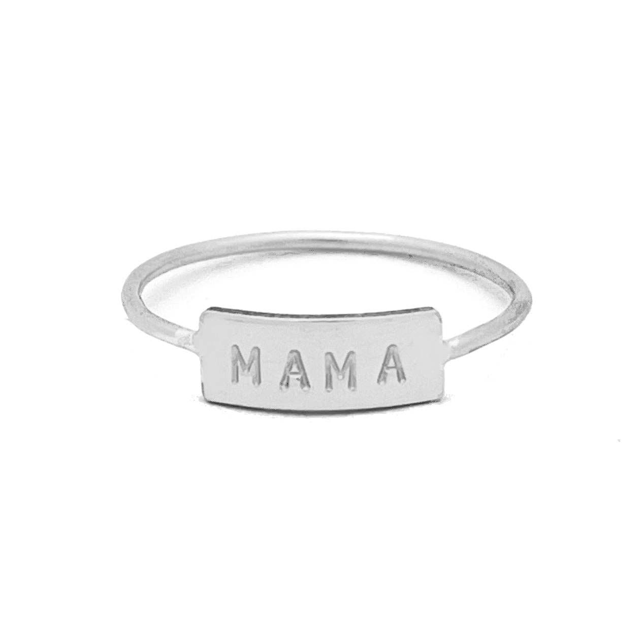 Mama Bar Ring - Waterproof, Hypoallergenic, Stacking Ring