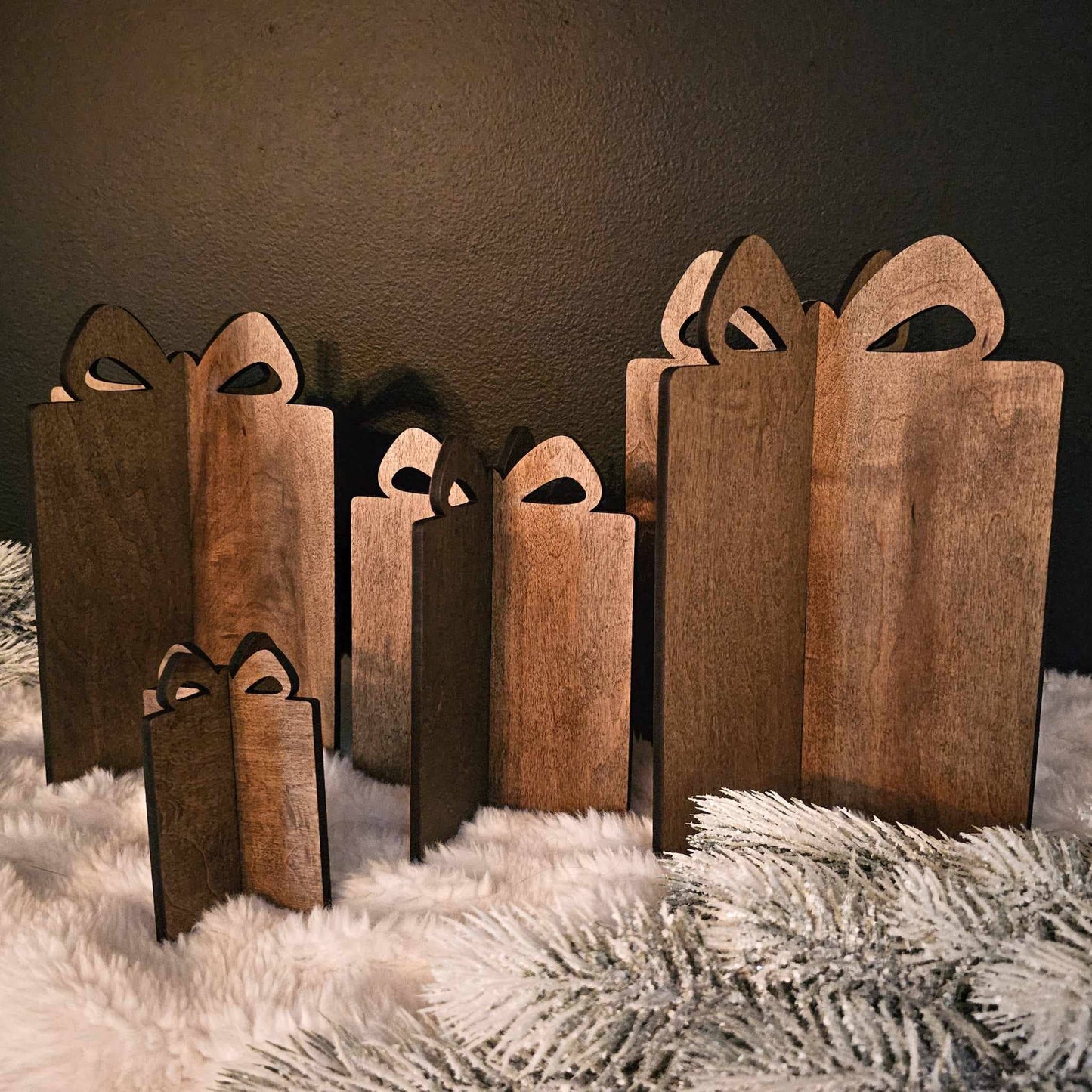 3D Gift Christmas Decor Table Filler Holiday Decor