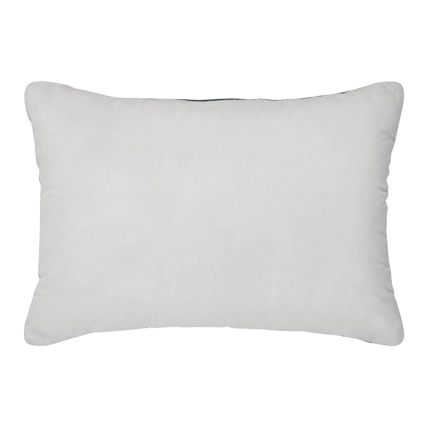 4 Christmas Trees Green Velvet Pillow 14x10