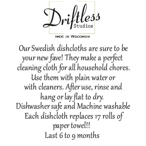 Old Fashioned Bar Towel - Swedish Dishcloths