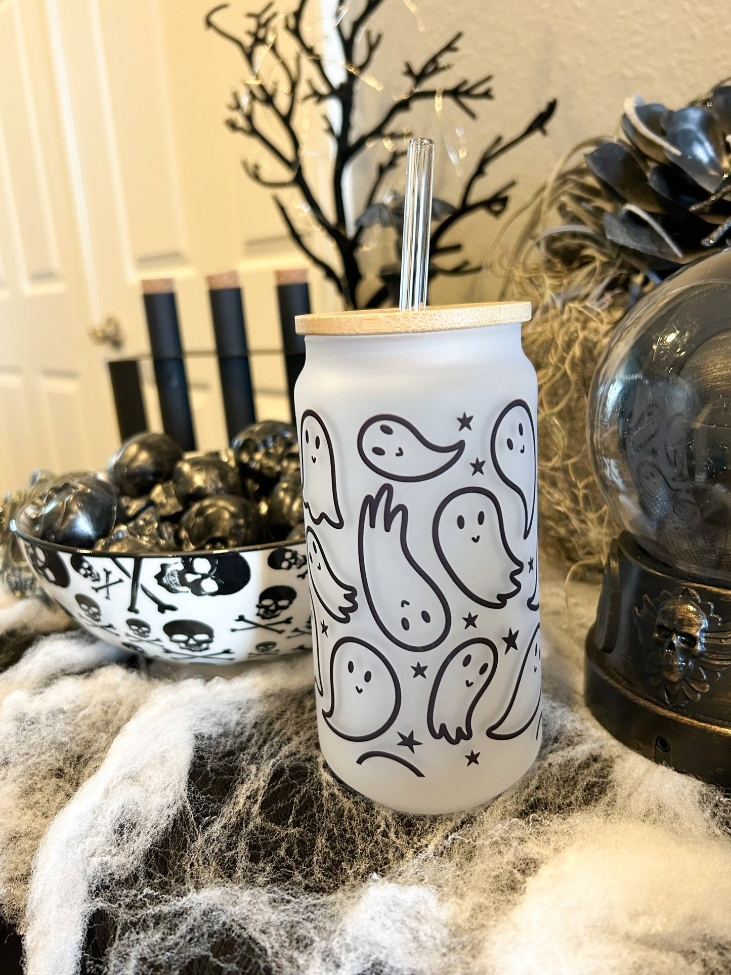 Ghost Libbey Can glass