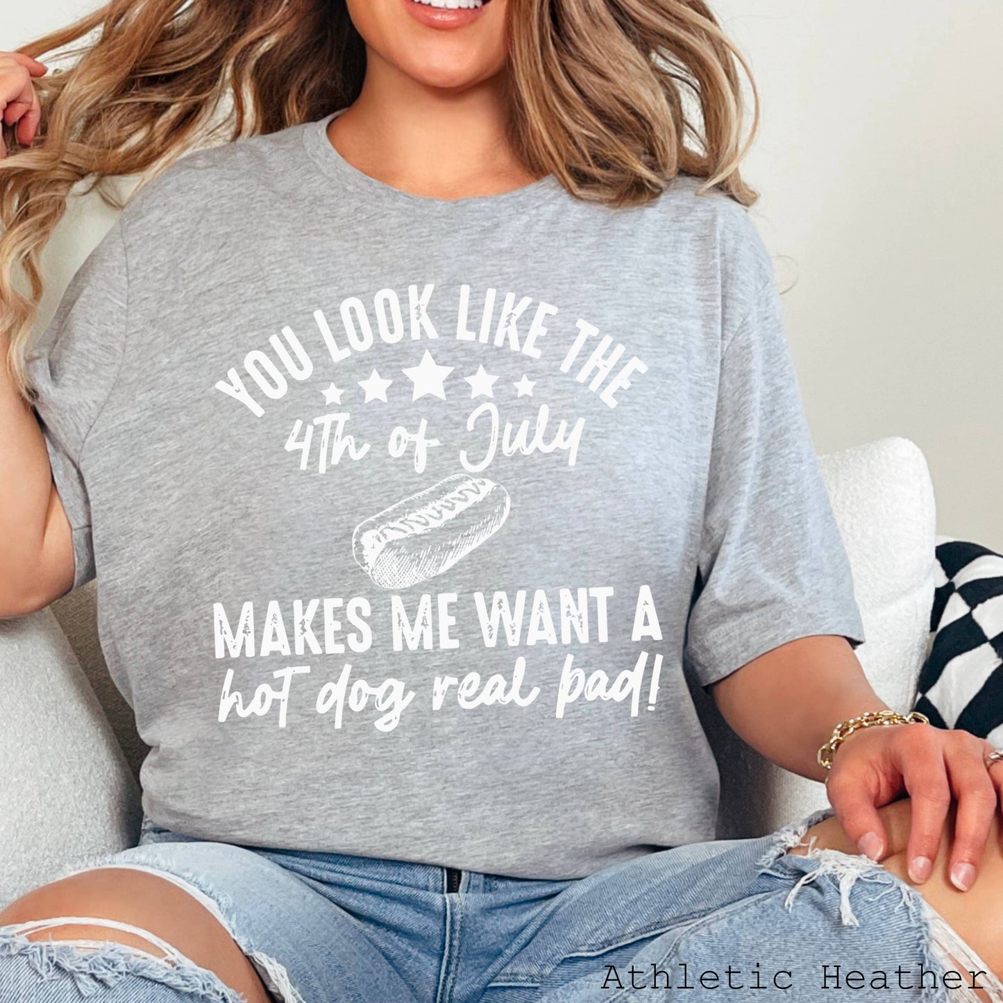 You Look Like The 4th Of July Graphic Tee | Bella Canvas