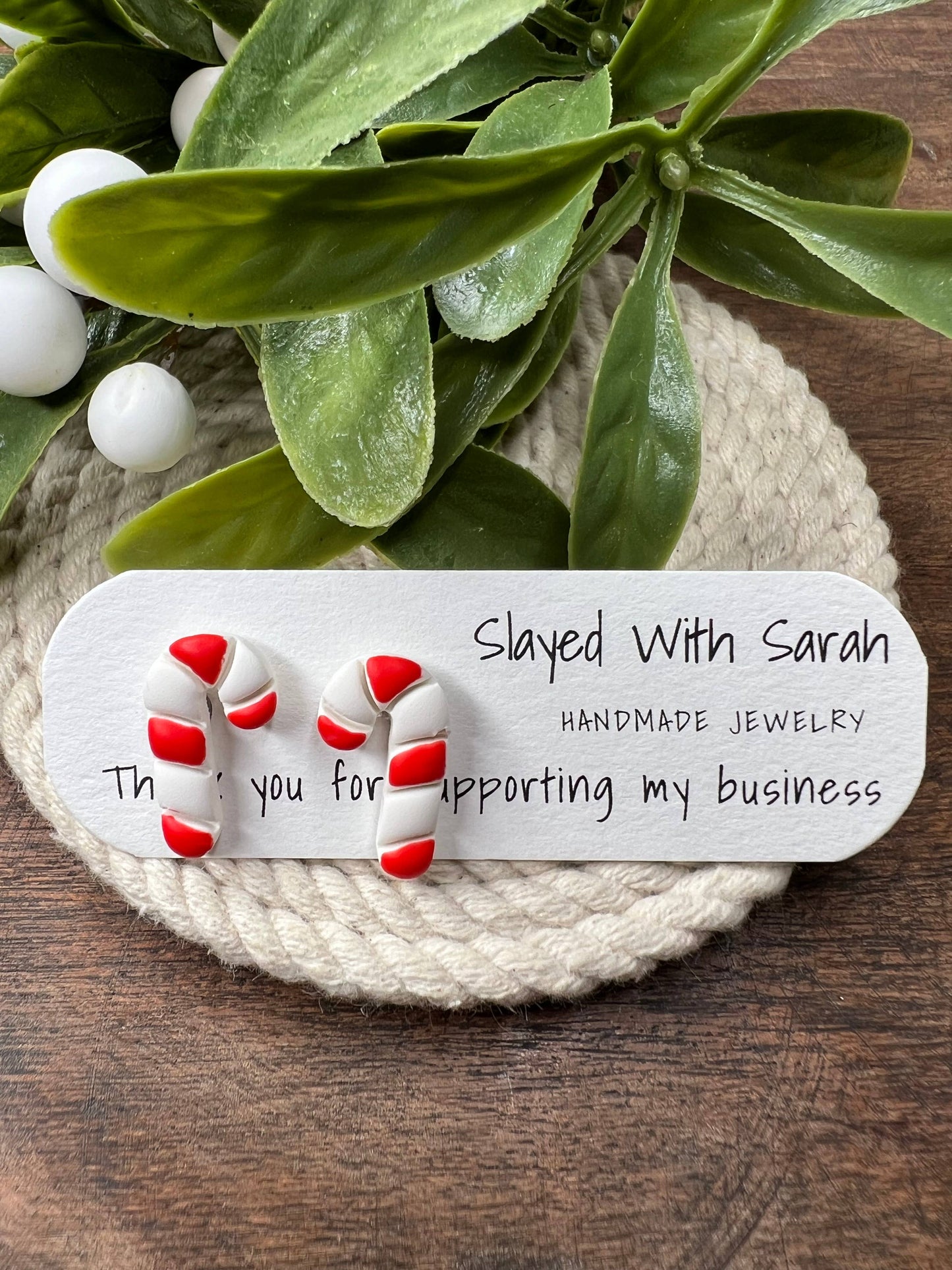 Candycane Studs