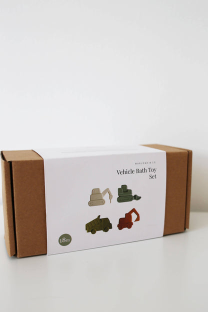 Construction Mold Free Silicone Bath Toy Set 