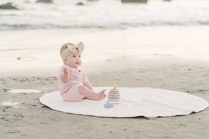 Classic Silicone Stacking Teething Ring Toy 