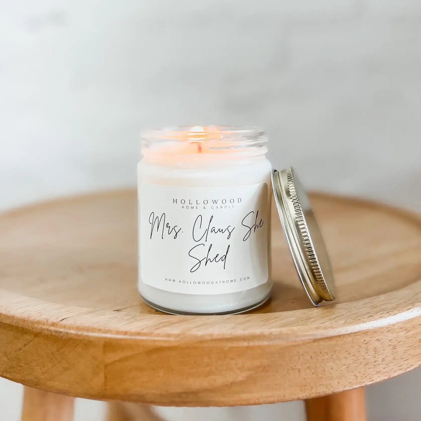 MRS. CLAUS', SHE SHED |HOLIDAY CANDLE | 100% SOY WAX | 8 OZ