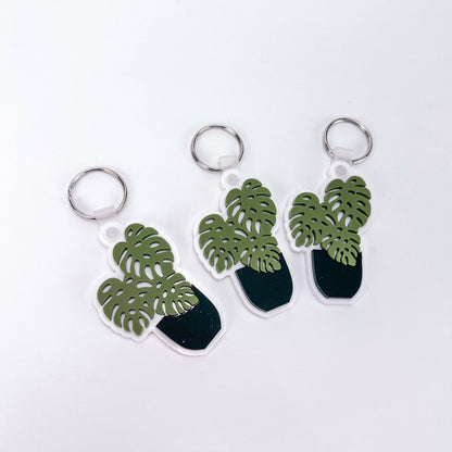 Monstera Plant - Keychain