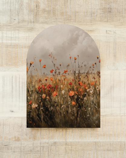 Fall Wildflower Field, Arch | Fall Landscape