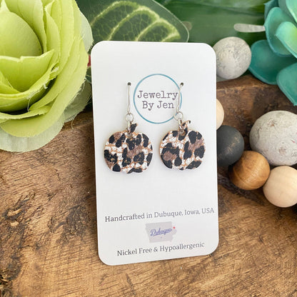 Mini Pumpkin Earrings: Baby Cheetah