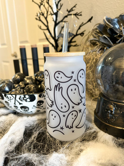 Ghost Libbey Can glass