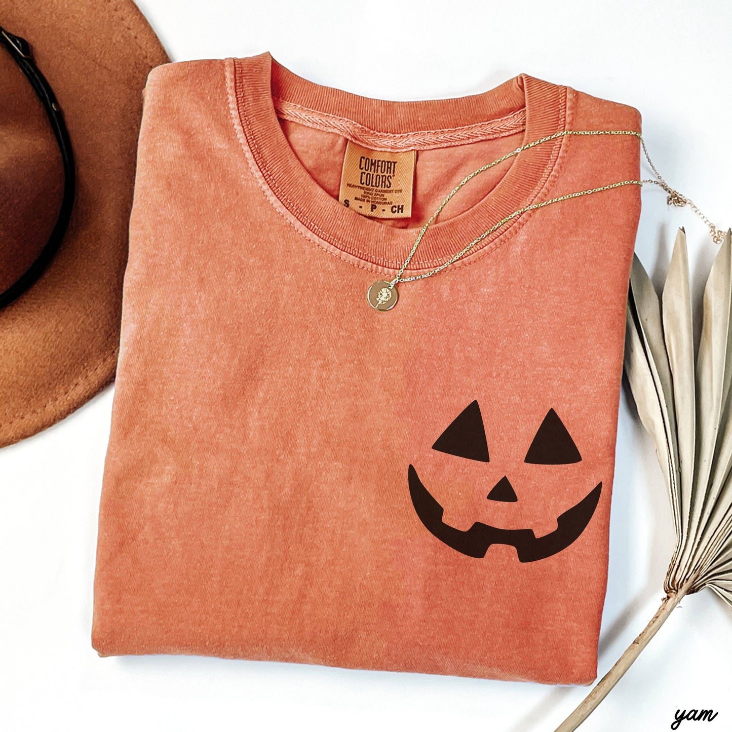 Jack-O-Lantern Face Tee *7 Colors (S-3X)
