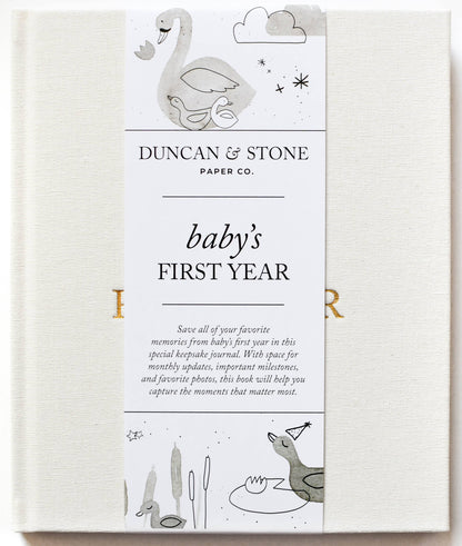 Baby's First Year Memory Book & Photo Album | Mother's Day