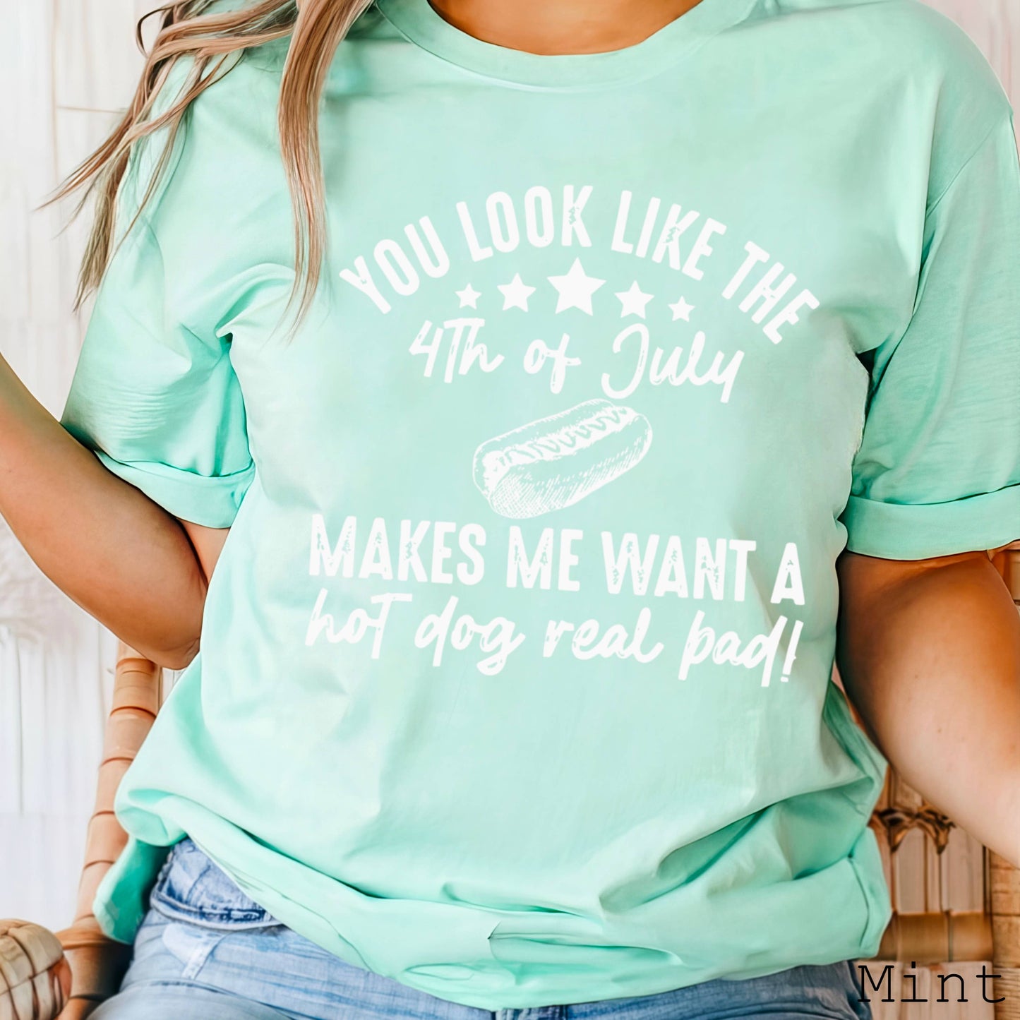 You Look Like The 4th Of July Graphic Tee  | Bella Canvas