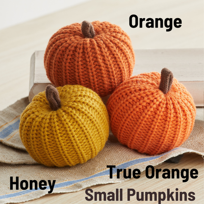 Colorful Pumpkin Knit Fall Home Decor, Thoughtful Gift, Best