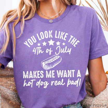 You Look Like The 4th Of July Graphic Tee  | Bella Canvas