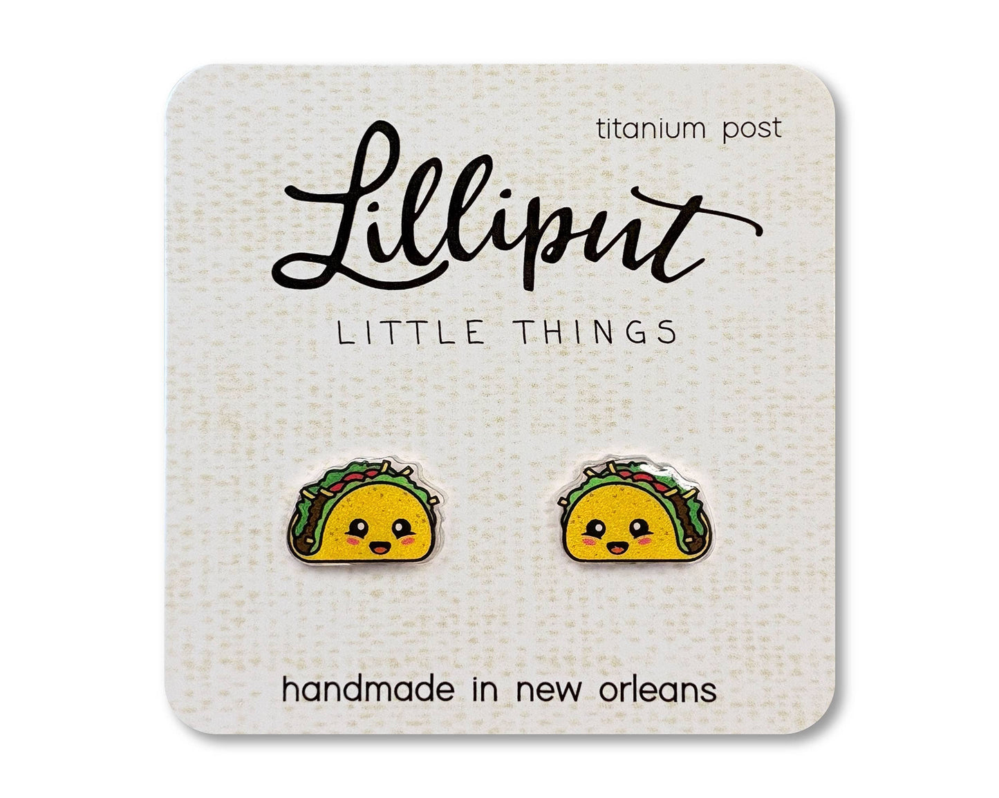 Kawaii Taco Earrings // Quirky Earrings
