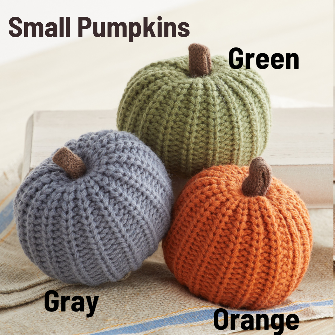 Colorful Pumpkin Knit Fall Home Decor, Thoughtful Gift, Best