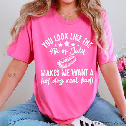 You Look Like The 4th Of July Graphic Tee  | Bella Canvas