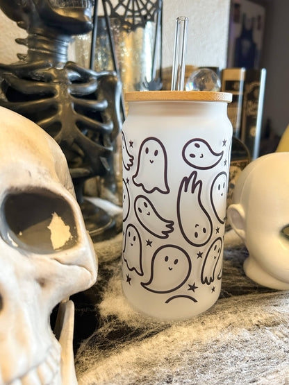 Ghost Libbey Can glass