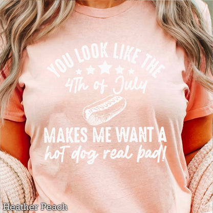 You Look Like The 4th Of July Graphic Tee  | Bella Canvas