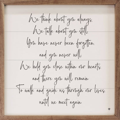 Until We Meet Again White