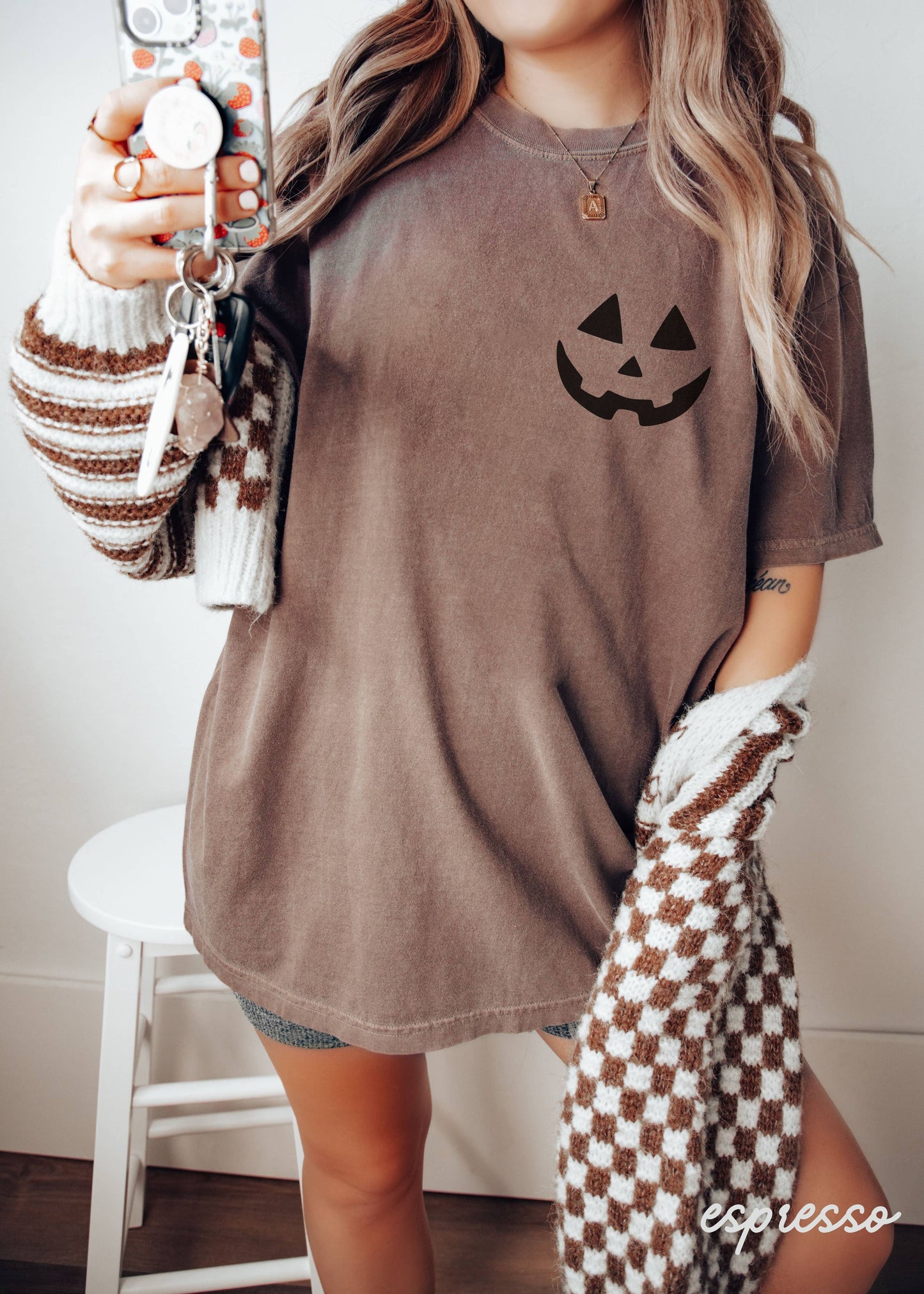 Jack-O-Lantern Face Tee *7 Colors (S-3X)