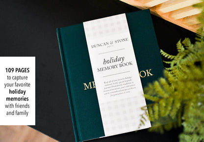Holiday Memory Book & Family Keepsake | Memory Scrapbook