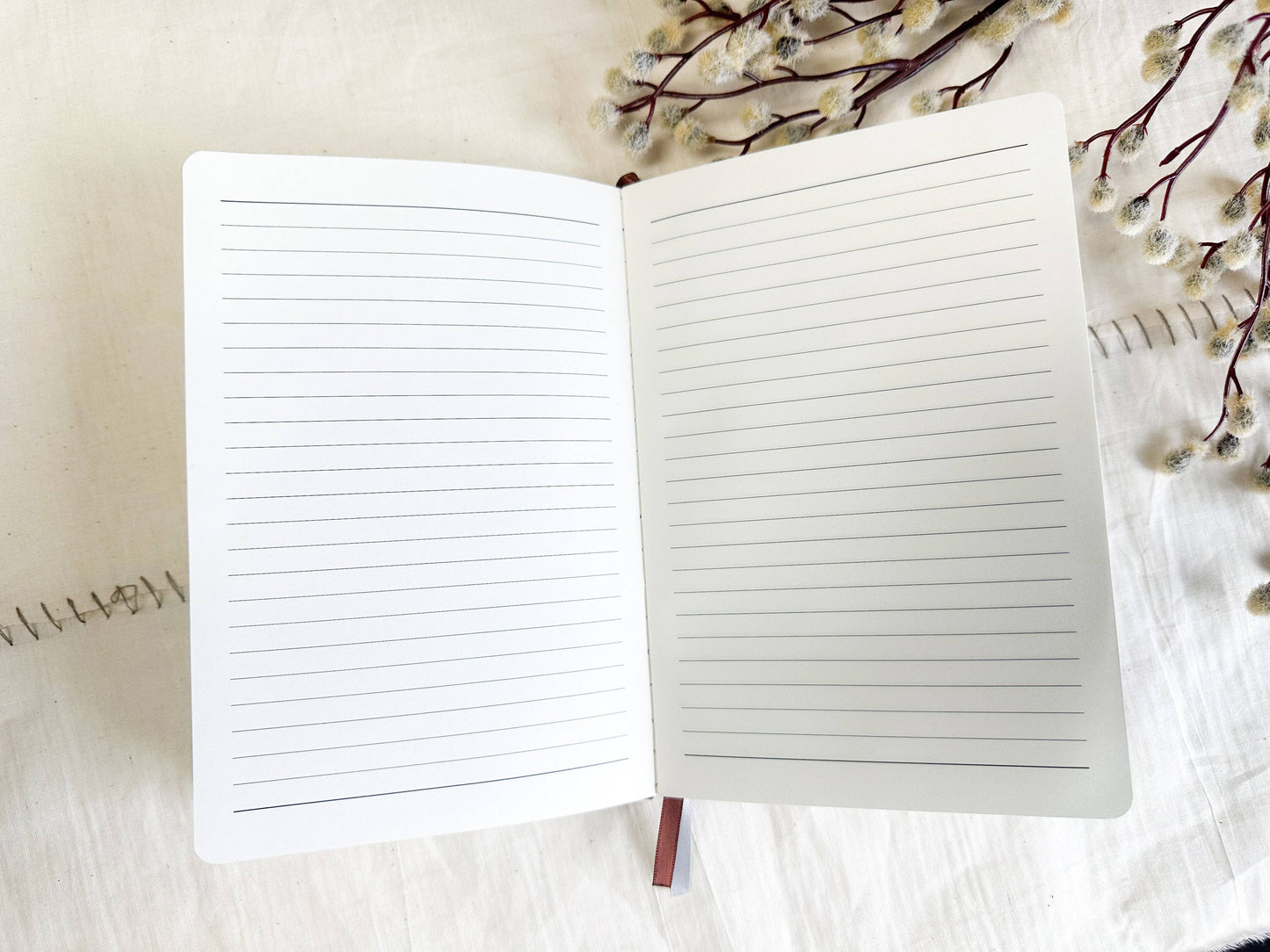One of a Kind Lined Journal, Faux Leather Journal