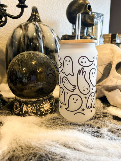 Ghost Libbey Can glass