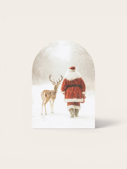 Santa and Reindeer Walking, Arch | Christmas 2026