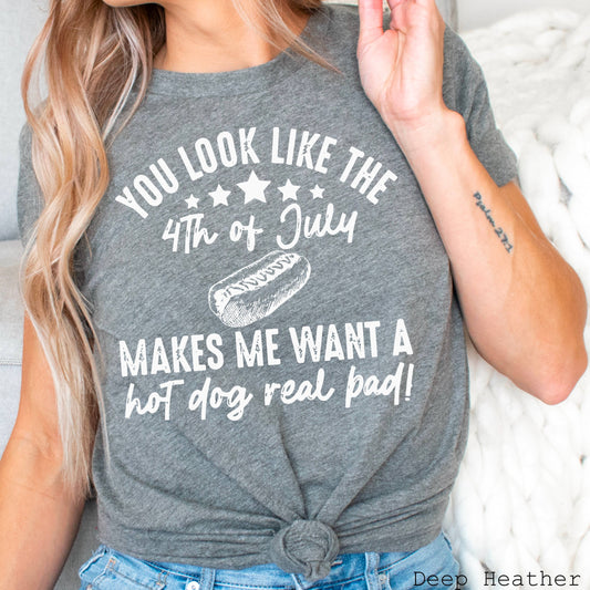 You Look Like The 4th Of July Graphic Tee  | Bella Canvas