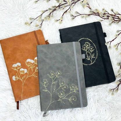 One of a Kind Lined Journal, Faux Leather Journal
