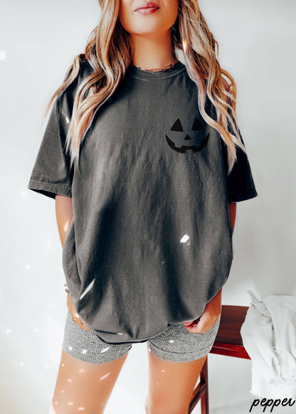 Jack-O-Lantern Face Tee *7 Colors (S-3X)