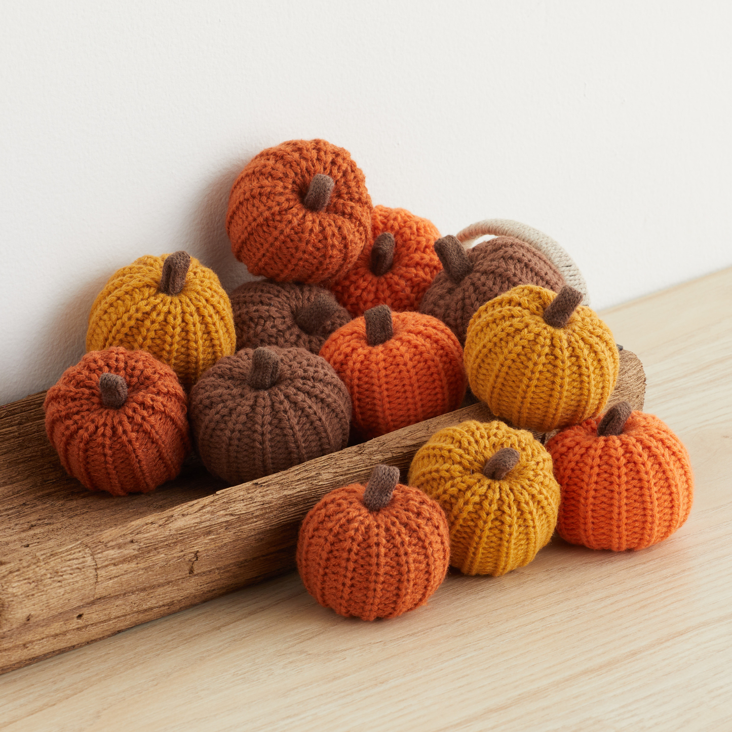 Colorful Pumpkin Knit Fall Home Decor, Thoughtful Gift, Best