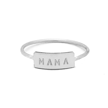 Mama Bar Ring - Waterproof, Hypoallergenic, Stacking Ring