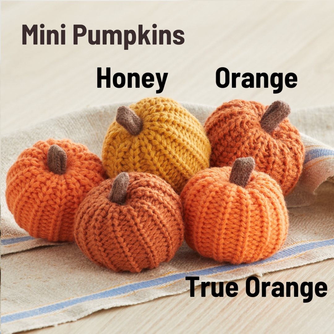 Colorful Pumpkin Knit Fall Home Decor, Thoughtful Gift, Best