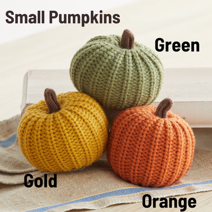 Colorful Pumpkin Knit Fall Home Decor, Thoughtful Gift, Best