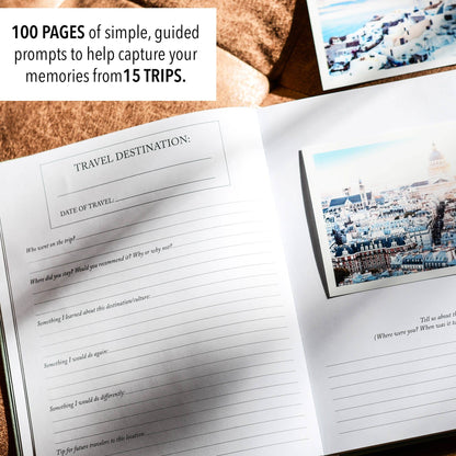 Travel Journal | Adventure Keepsake | Trip Adventure Book