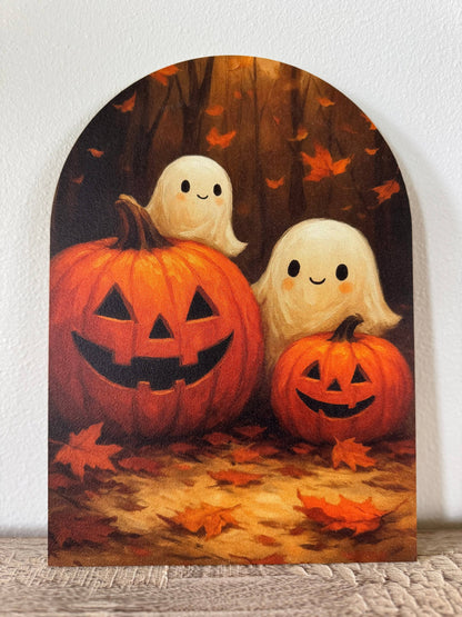 Pumpkin Ghosts, Arch | Halloween Decor