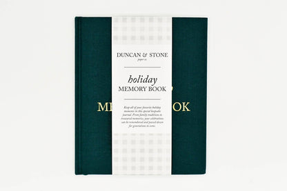 Holiday Memory Book & Family Keepsake | Memory Scrapbook