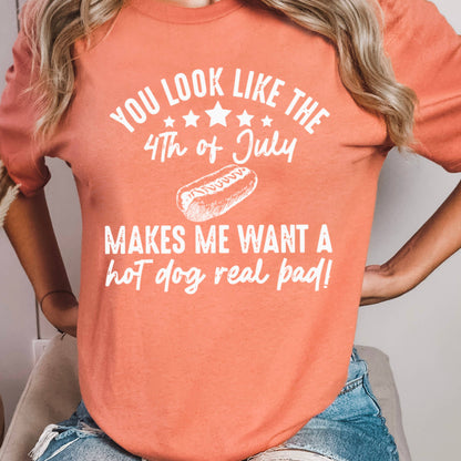 You Look Like The 4th Of July Graphic Tee  | Bella Canvas