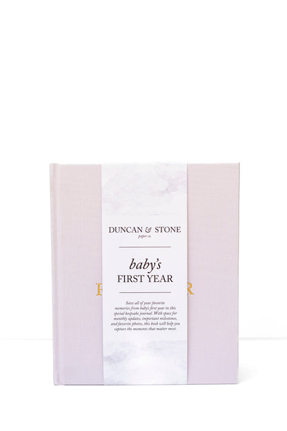 Baby's First Year Memory Book & Photo Album | Mother's Day