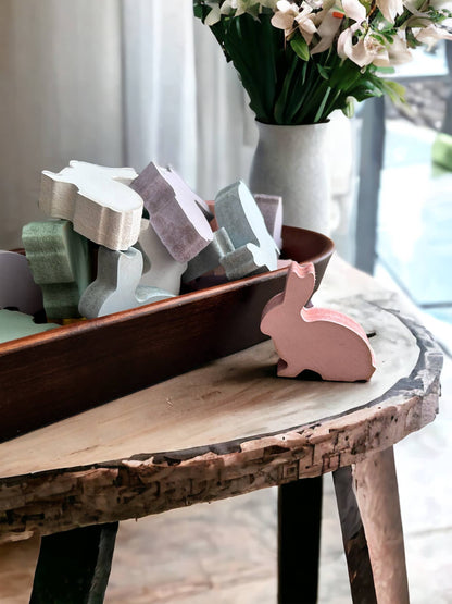 Primitive/Rustic MINI Wood Bunny Bowl Fillers - set of 3