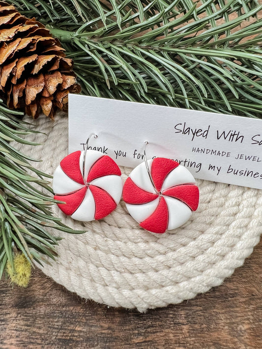 Peppermint Hoops