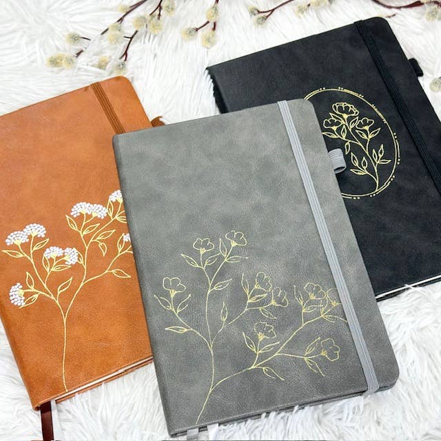 One of a Kind Lined Journal, Faux Leather Journal
