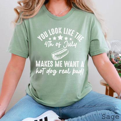 You Look Like The 4th Of July Graphic Tee  | Bella Canvas