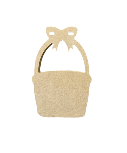 Primitive Rustic Wood Easter Basket Shelf Sitter