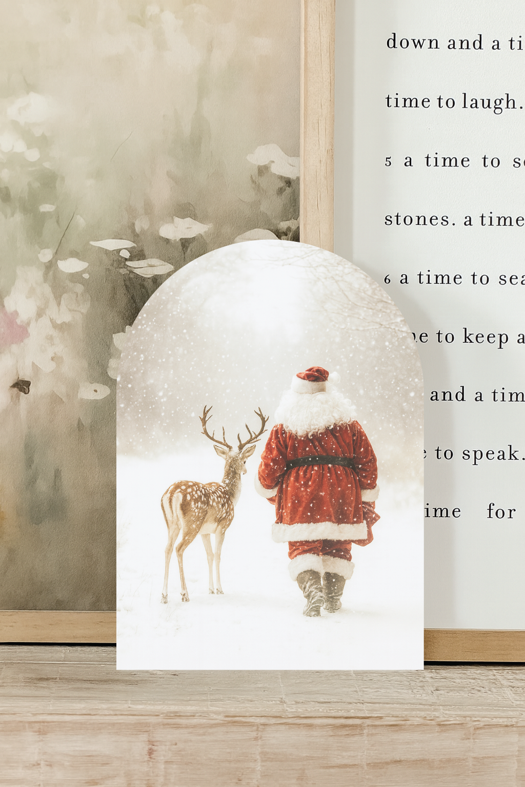 Santa and Reindeer Walking, Arch | Christmas 2026