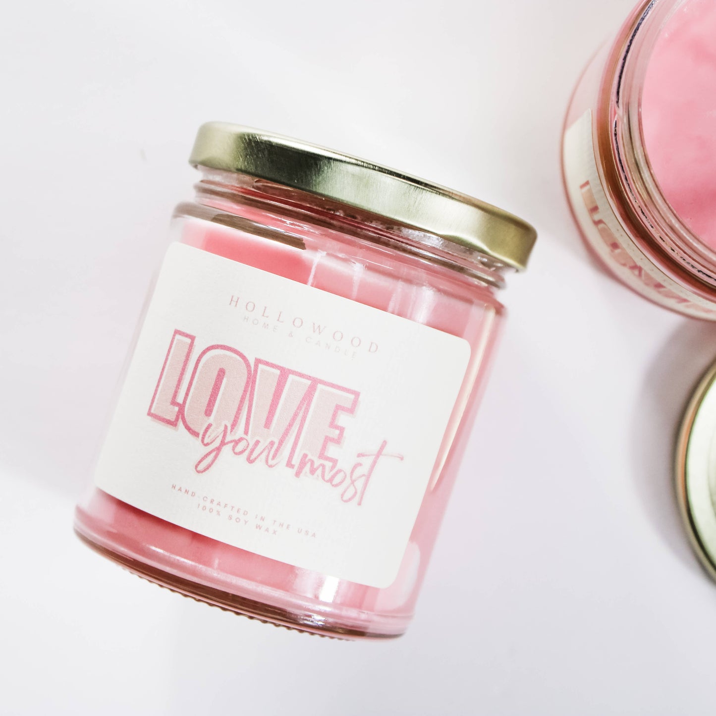 Love you most | Valentine | 8-ounce Candle